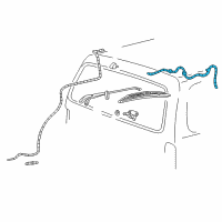 OEM Ford Freestyle Tube Assembly Diagram - 5F9Z-17A605-AA