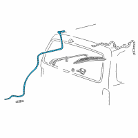 OEM 2007 Ford Freestyle Washer Hose Diagram - 5F9Z-17408-A