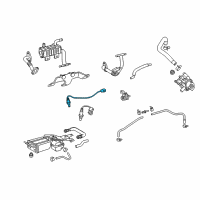 OEM 2014 Lexus RX450h Sensor, Oxygen Diagram - 89465-0E240