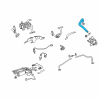 OEM 2013 Toyota Highlander By-Pass Hose Diagram - 16295-31010