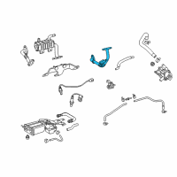 OEM 2011 Lexus RX450h Pipe, EGR, NO.1 Diagram - 25611-31040