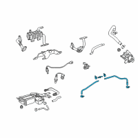 OEM 2013 Lexus RX450h Hose Assy, Fuel Vapor Feed Diagram - 23820-31180