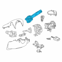 OEM 2014 Buick Encore Wiper Switch Diagram - 95442049