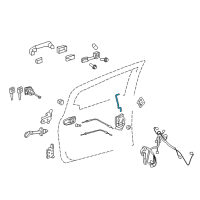 OEM 2018 Toyota Yaris Lock Rod Diagram - 69311-52200