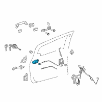 OEM 2016 Toyota Corolla Handle Sub-Assembly, Doo Diagram - 69205-02250-C0