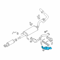 OEM 2012 Ford F-150 Catalytic Converter Diagram - DL3Z-5E212-A