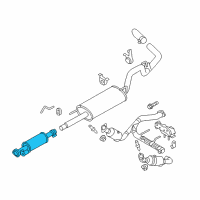 OEM 2013 Ford F-150 Front Pipe Diagram - BL3Z-5A212-C
