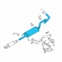 OEM Ford Muffler Diagram - BL3Z-5230-B