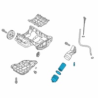 OEM 2021 Kia Telluride Complete Assembly-Oil Filter Diagram - 263003LAA0