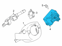 OEM 2021 Nissan Sentra Lock Steering Diagram - 48700-00Q0L