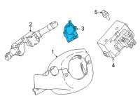 OEM Nissan Sentra Sensor Assembly-Steering Angle Diagram - 47945-6LA0C