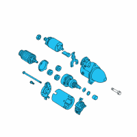 OEM 2006 Kia Optima REMAN Starter Diagram - 3610025020RU