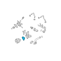 OEM 2009 Nissan Rogue Gasket-Water Pump Diagram - 21014-6N210