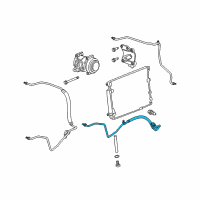 OEM Cadillac Discharge Hose Diagram - 22752063