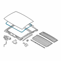 OEM BMW 645Ci Gasket Diagram - 54-13-7-145-706