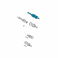 OEM 2005 Toyota MR2 Spyder Outer Joint Assembly Diagram - 43470-80394