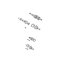 OEM 2000 Toyota RAV4 Clamp Diagram - 42345-20100