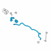 OEM 2015 Kia Rio BAR ASSY-FR STABILIZ Diagram - 548101W200SJ