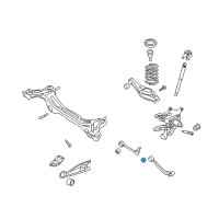 OEM 2011 Kia Sedona Bush-Rear Suspension Arm Diagram - 552154D001