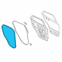 OEM 2019 Ford EcoSport Weatherstrip On Body Diagram - GN1Z-7425325-A