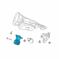 OEM 2010 Dodge Ram 1500 INSULATOR-Engine Mount Diagram - 68043230AB