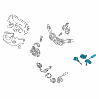 OEM 2020 Kia Niro EV Lock Key & Cylinder Set Diagram - 81905G5120
