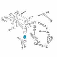 OEM 2013 BMW X3 Rubber Mounting Front Diagram - 33-30-6-786-971