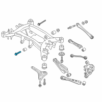 OEM 2015 BMW X3 Hex Bolt With Washer Diagram - 33-17-6-760-343