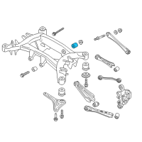 OEM 2013 BMW X3 Rubber Mounting Rear Diagram - 33-30-6-786-974