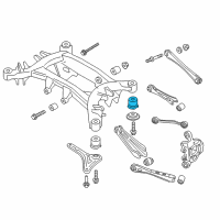 OEM 2015 BMW X3 Rubber Mounting Rear Diagram - 33-30-6-786-972