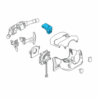 OEM Nissan 370Z Lock Steering Diagram - 48700-9N00B