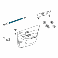 OEM Toyota C-HR Belt Weatherstrip Diagram - 68171-10150