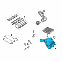 OEM BMW 323i Suction Tube Diagram - 13-71-1-438-768