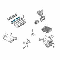 OEM BMW Z3 Set Of Profile Gaskets Diagram - 11-61-1-436-631