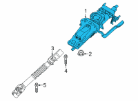 OEM BMW M235i xDrive Gran Coupe MANUALLY ADJUST. STEERING CO Diagram - 32-30-6-883-441