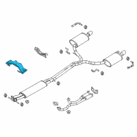 OEM 2019 Ford Police Interceptor Sedan Front Hanger Diagram - DG1Z-5410692-A