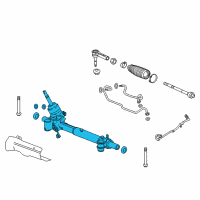 OEM 2012 Buick Regal Gear Asm, Hydraulic R/Pinion Steering Diagram - 19330582