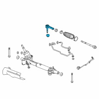 OEM Buick LaCrosse Outer Tie Rod Diagram - 13272000