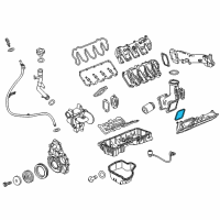 OEM Chevrolet Silverado 3500 HD Manifold Gasket Diagram - 97363570