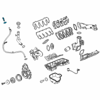 OEM 2011 Chevrolet Silverado 3500 HD Dipstick Diagram - 12634510