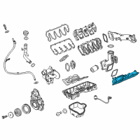 OEM 2016 Chevrolet Express 3500 Manifold Cover Diagram - 12634368