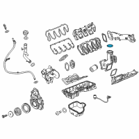 OEM 2014 GMC Sierra 3500 HD Manifold Gasket Diagram - 12627913