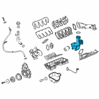 OEM 2016 Chevrolet Silverado 3500 HD Manifold Diagram - 12658233