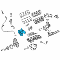 OEM 2012 GMC Savana 2500 Oil Cooler Diagram - 12649227