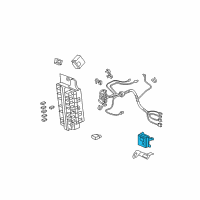 OEM Honda Fit EPS Unit Diagram - 39980-SLN-A01