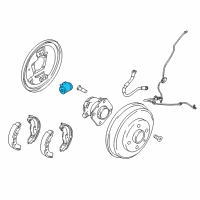 OEM 2019 Toyota Yaris Wheel Cylinder Overhaul Kit Diagram - 47550-WB002