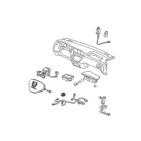 OEM 2003 Honda Pilot Sensor Assy., Side Impact Diagram - 77970-S9V-A92