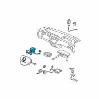 OEM Honda Pilot Reel Assembly, Cable Diagram - 77900-S9V-A01