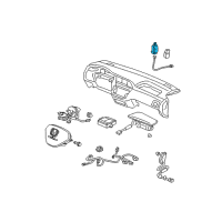 OEM 2003 Honda Pilot OPDS Unit Diagram - 81334-S9V-A03