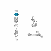 OEM 2003 Ford Windstar Seat & Bearing Diagram - 3F2Z-3B455-AA